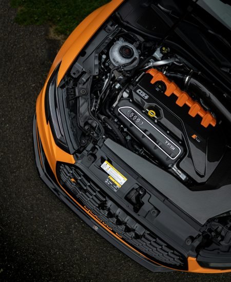 just audi spare parts orange engine